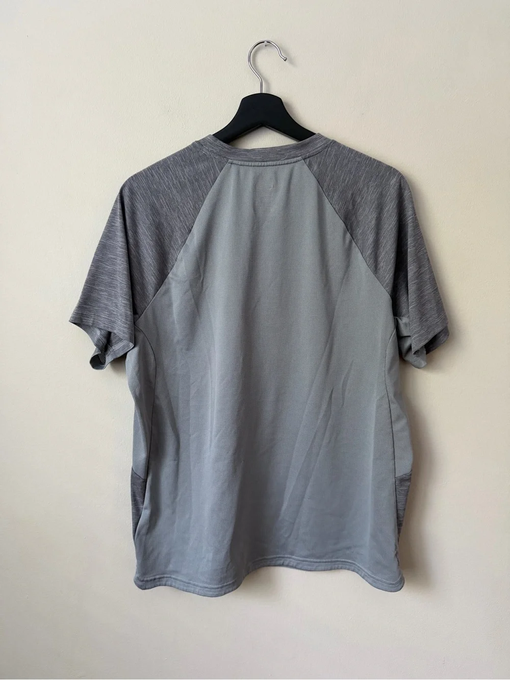 The North Face FlashDry Gray Space Dye Trail Running Athletic T-Shirt Men's L
